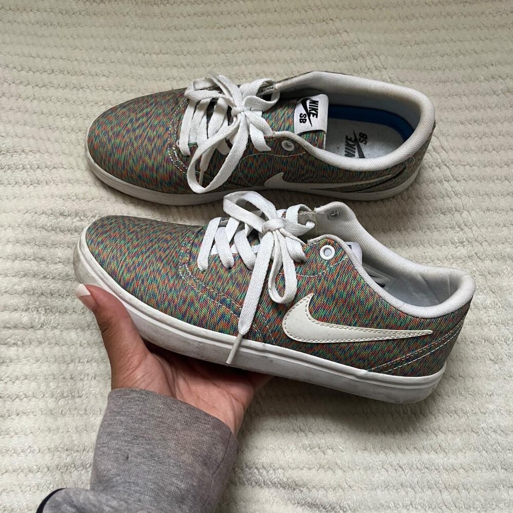 rainbow nike sneakers